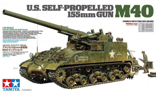 Tamiya 35351 U.S. Self-Propelled 155mm Gun M40