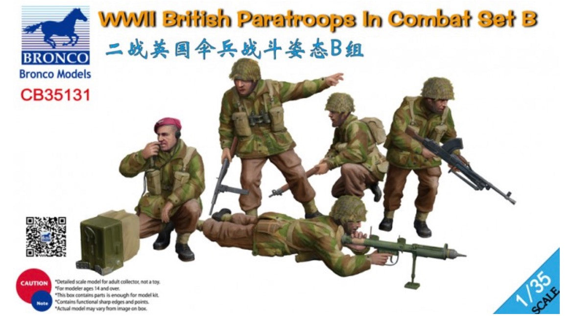 Bronco CB35131 WWII British Paratroopers in Combat Set B