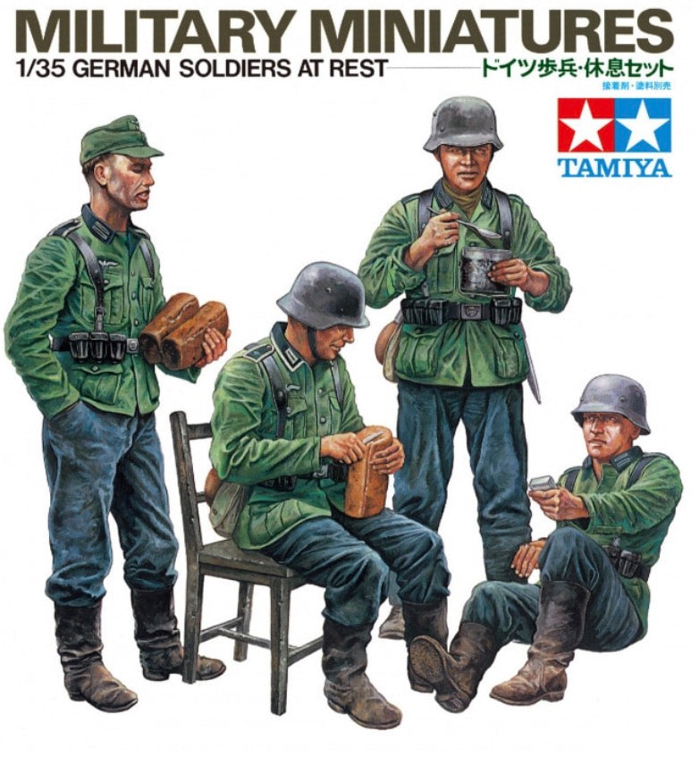 Tamiya 35129 German Soldiers At Rest