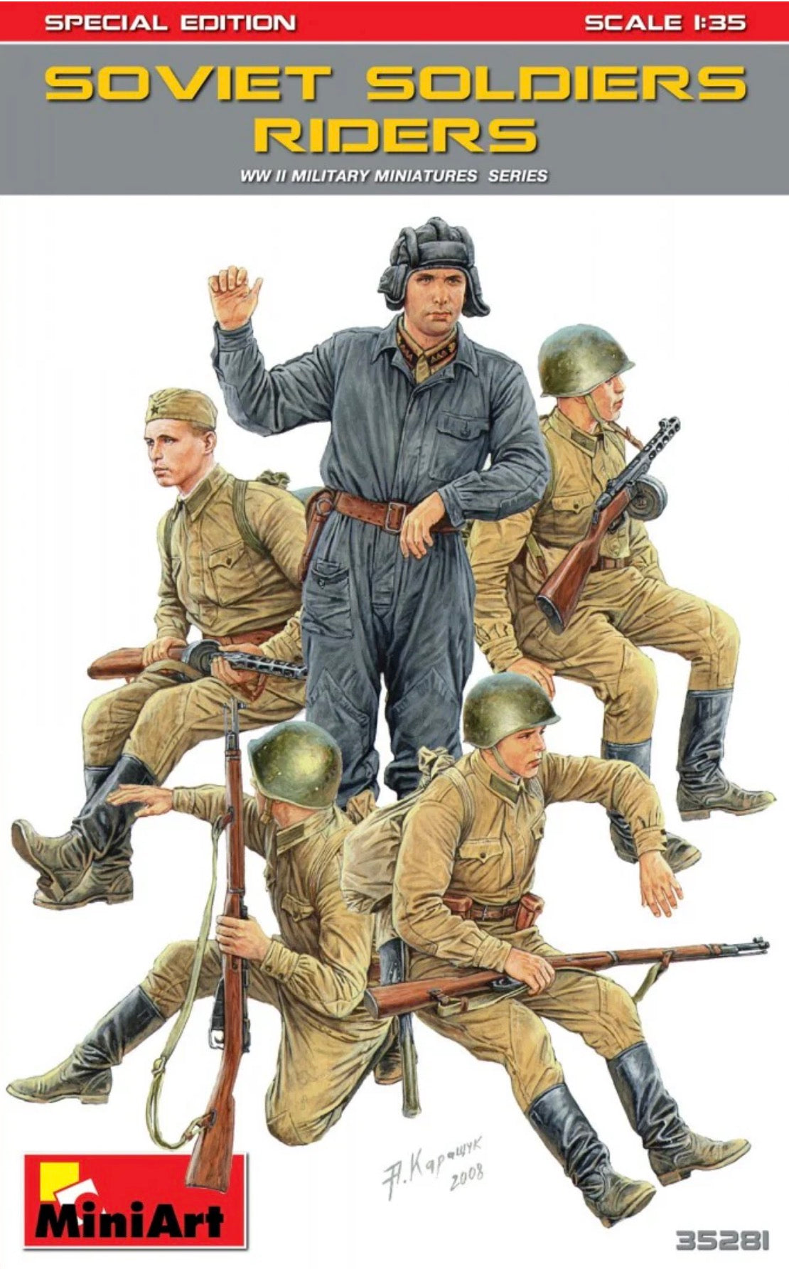 Miniart 35281 Soviet Tank Riders