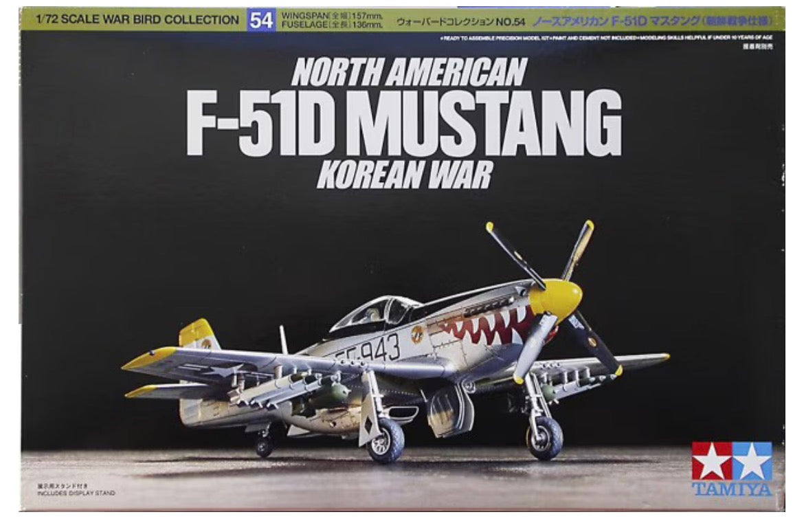Tamiya 60754 North American F-51D Mustang (Korean War)