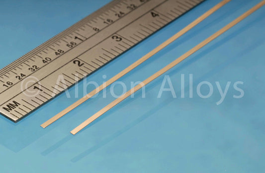 Albion Alloys PB1 Phosphor Bronze Strip 1mm X 0.135mm