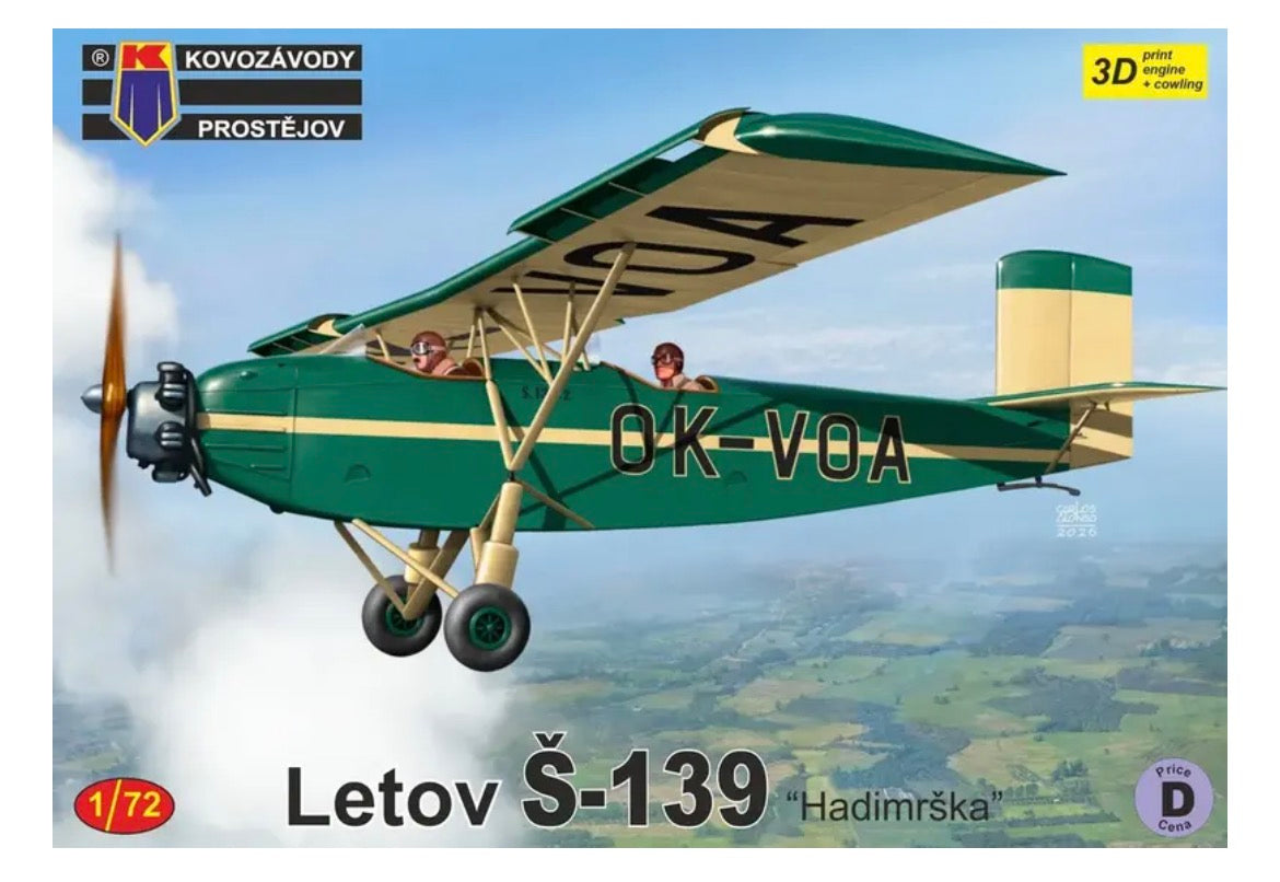 Kovozávody Prostějov KPM0541 Letov Š-139 “Hadimrška”