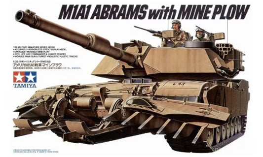 Tamiya 35158 M1A1 Abrams with Mine Plow