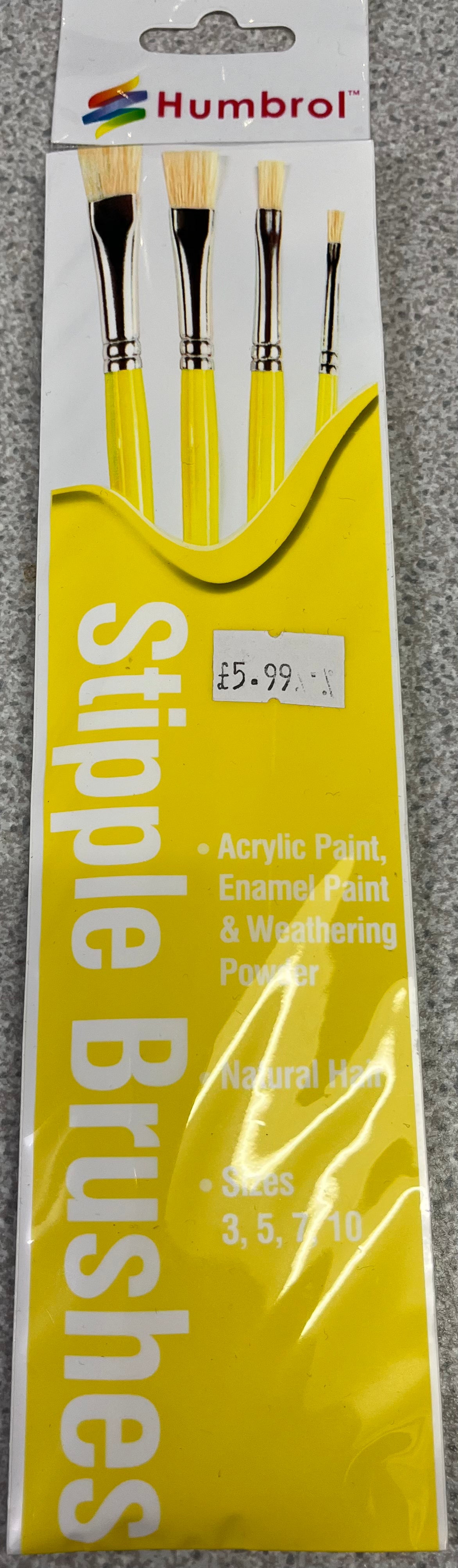 Humbrol Stipple Brushes