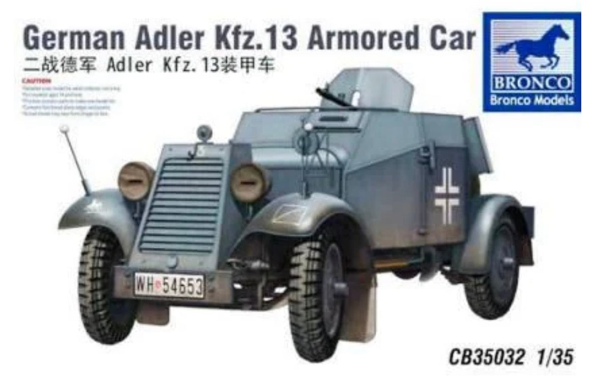 Bronco CB35032 German Adler Kfz.13 Armoured Car