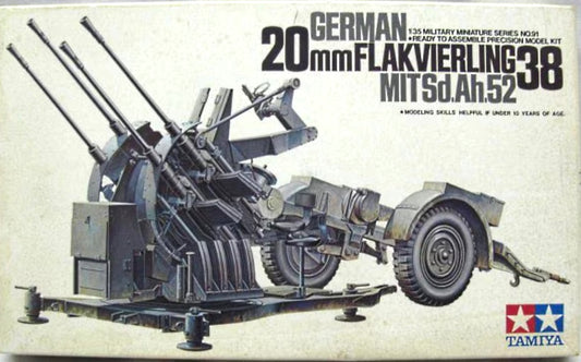 Tamiya 35091 German 20mm Flakvierling 38