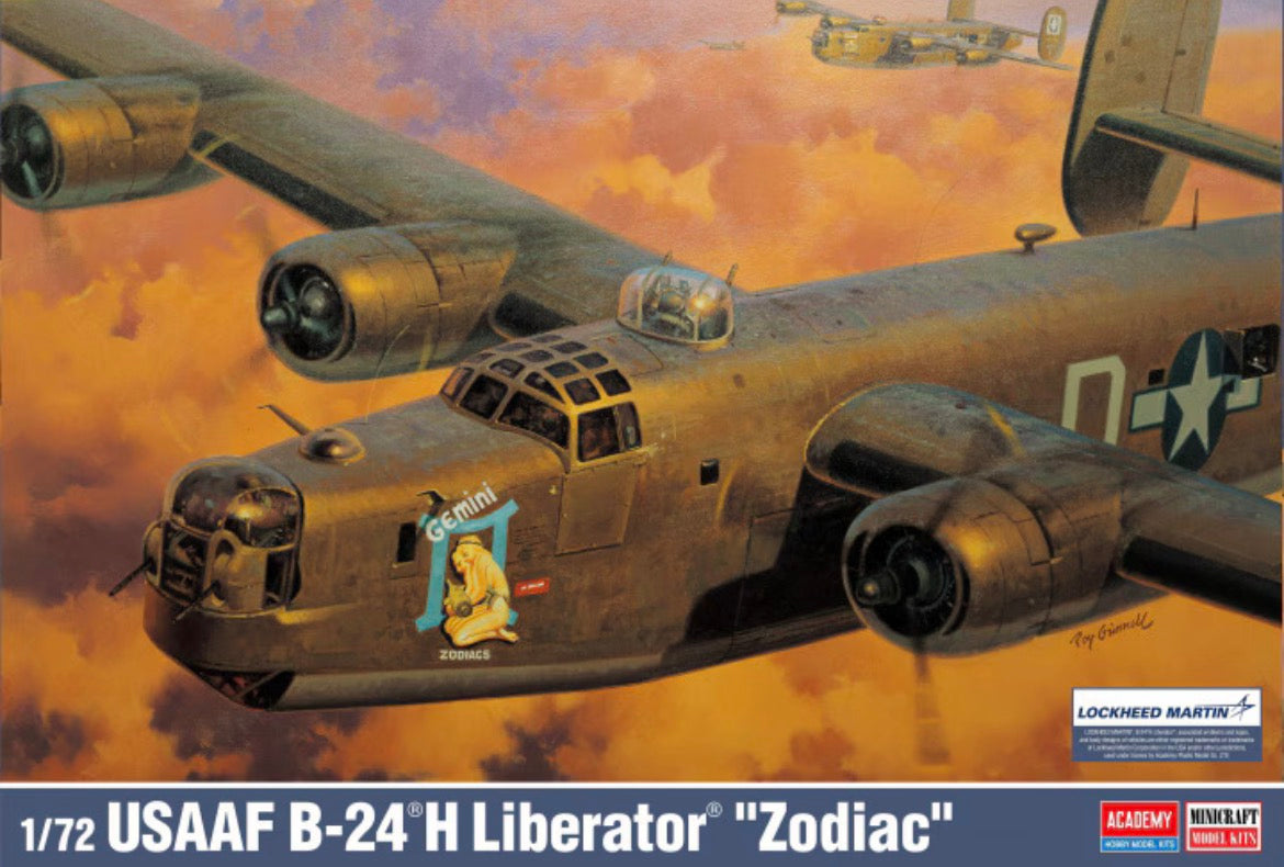 *Pre-Owned* Academy 12584 USAAF B-24H Liberator “Zodiac”