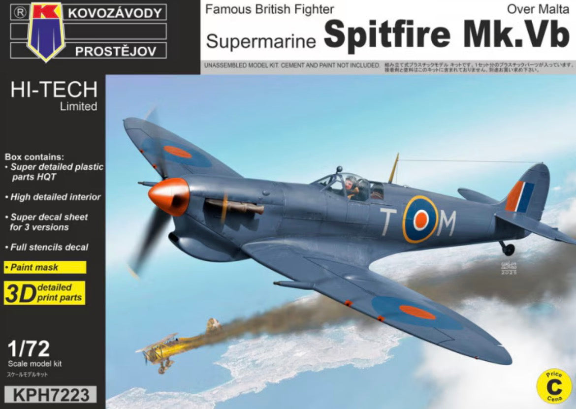 Kovozávody Prostějov KPH7233 Spitfire Mk.Vb “Over Malta”