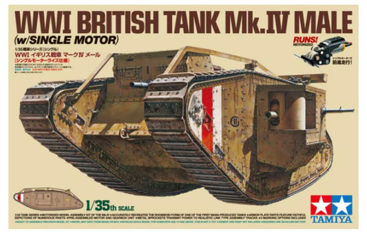 Tamiya 30057 WWI British Tank Mk.IV Male (Motorised)