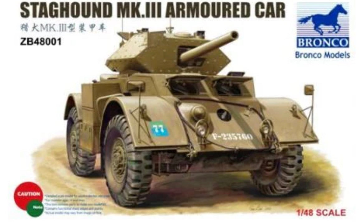 Bronco ZB48001 Staghound Mk.III Armoured Car