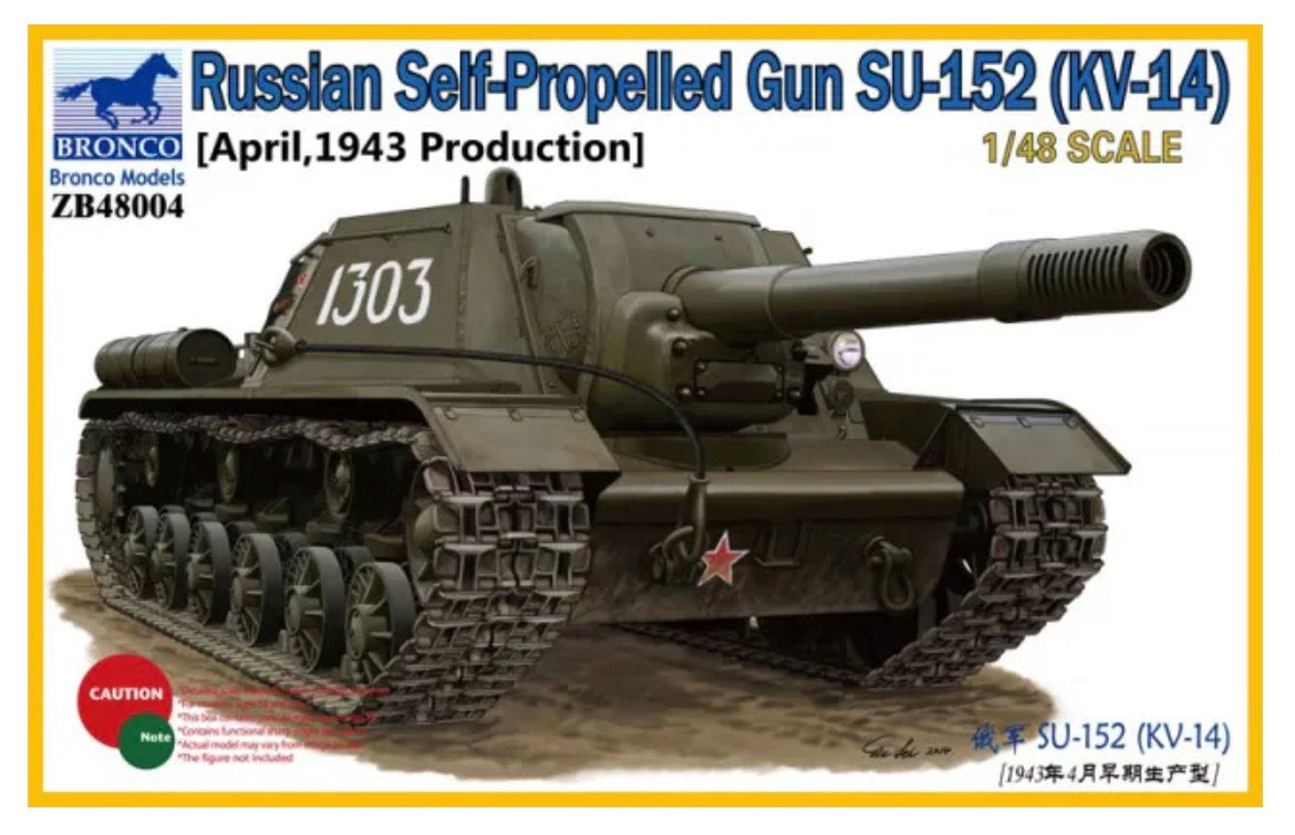 Bronco ZB48004 Russian Self-Propelled Gun SU-152