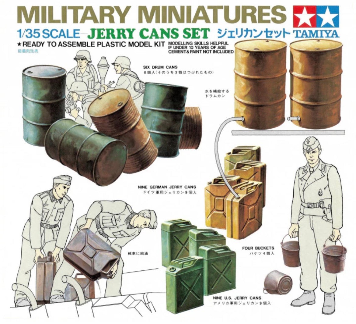 Tamiya 35026 Jerry Cans Set