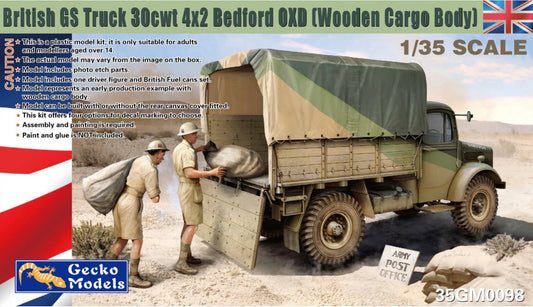 Gecko 35GM0098 British GS Truck 30cwt 4x2 Bedford OXD