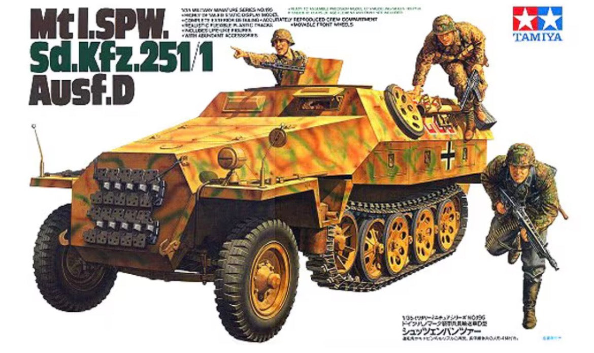 Tamiya 35195 Mt I.SPW. Sd.Kfz.251/1 Ausf.D