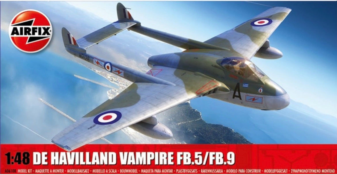 Airfix A06108 De Havilland Vampire FB.5/FB.9