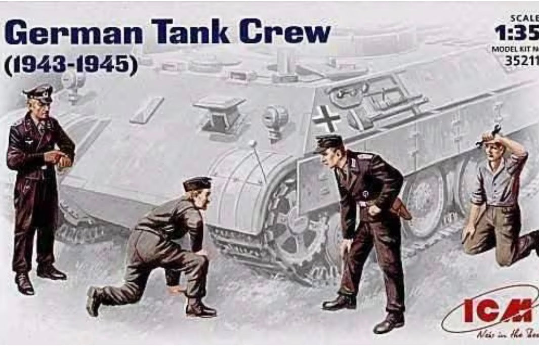 ICM 35211 German Tank Crew (1943-1945)