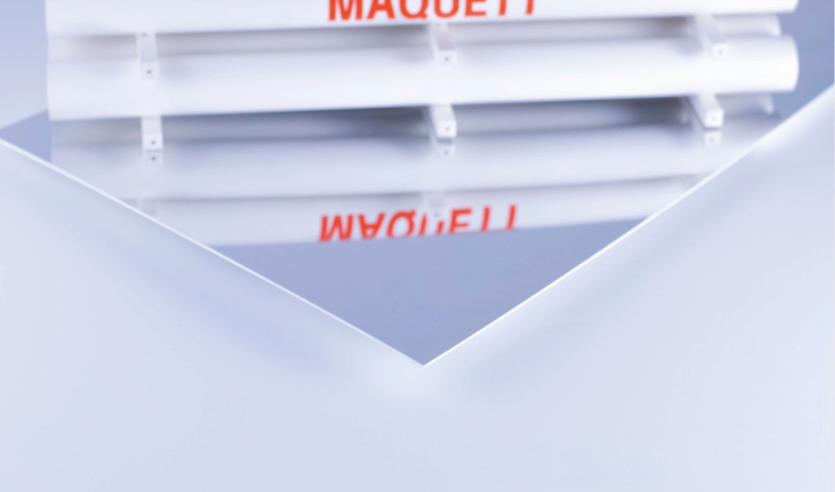 Maquett 608-01 Styrene Silver Mirror Sheet 194mm X 320mm X 1.00mm Thickness