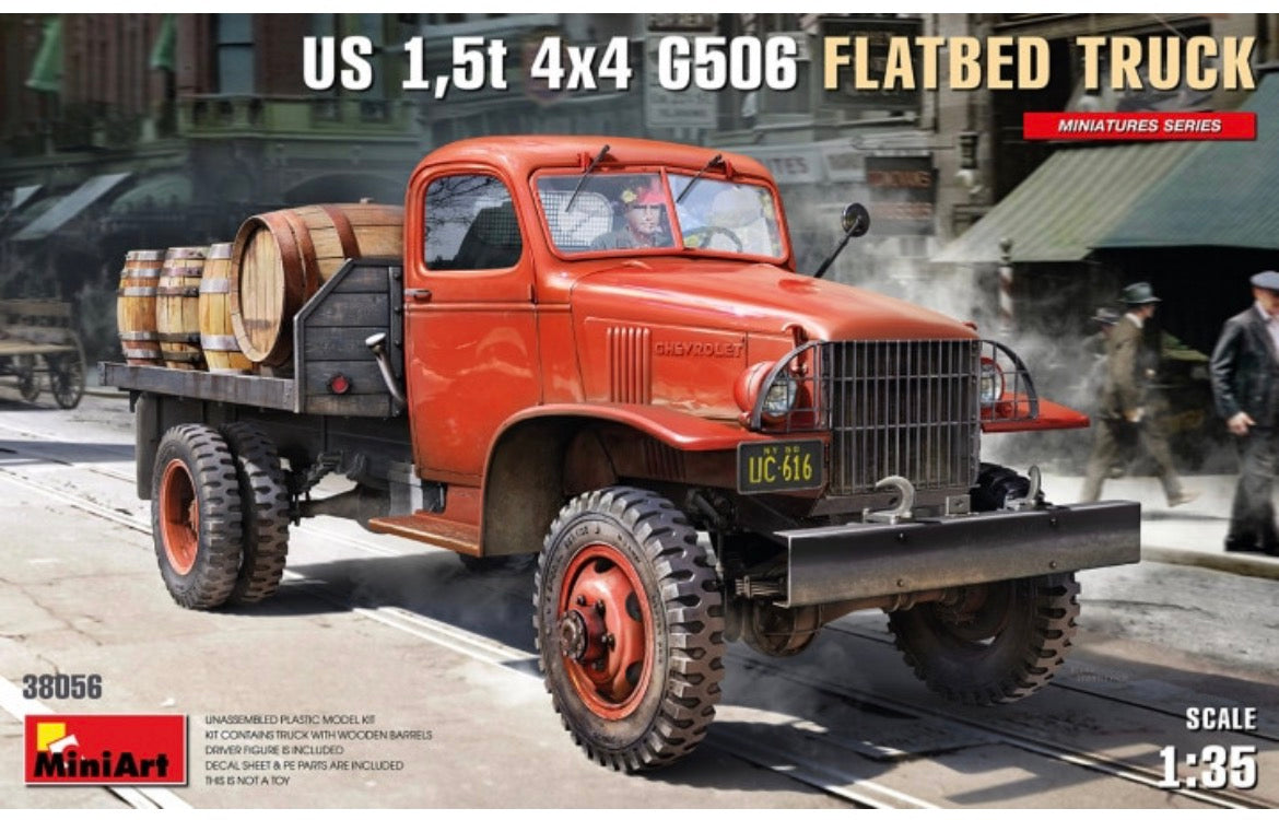 Miniart 38056 US 1.5t 4x4 G506 Flatbed Truck