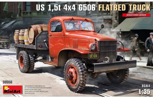 Miniart 38056 US 1.5t 4x4 G506 Flatbed Truck
