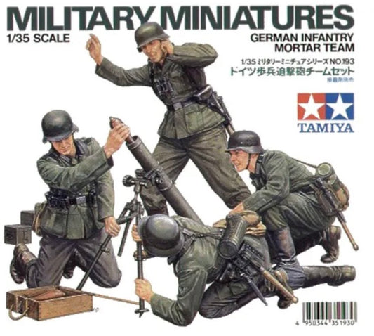 Tamiya 35193 German Infantry Mortar Team