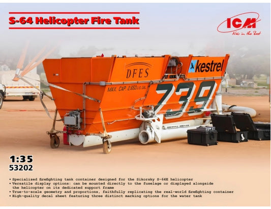 ICM 53202 S-64 Helicopter Fire Tank