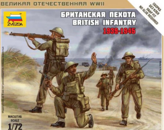 Zvezda 6166 British Infantry 1939-1945