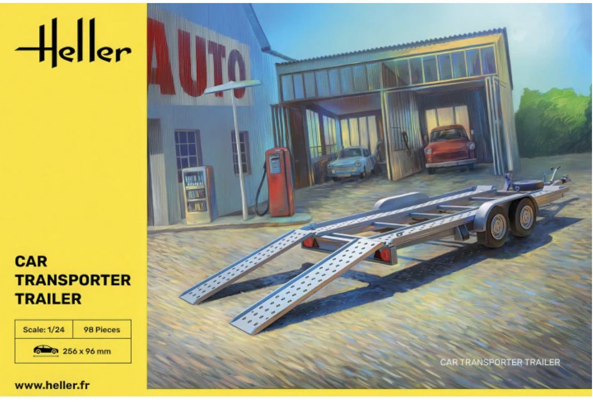 Heller 80774 Car Transporter Trailer