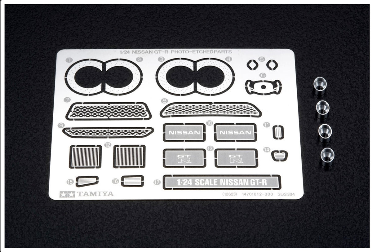 Tamiya 12623 1:24 Nissan GT-R Photo Etched Parts