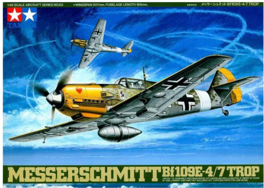 Tamiya 61063 Messerschmitt Bf109E-4/7 Trop