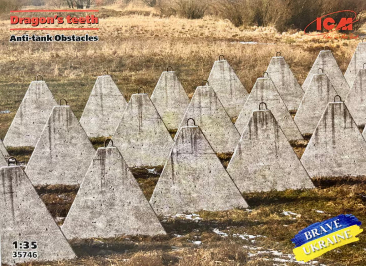 ICM 35746 Dragon’s Teeth Anti-Tank Obstacles