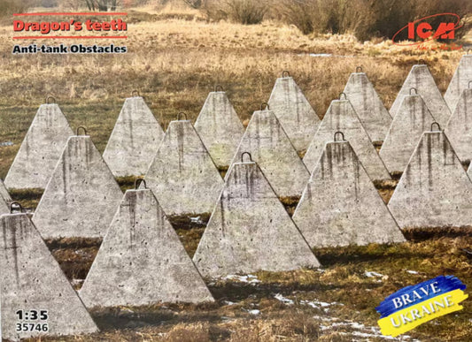 ICM 35746 Dragon’s Teeth Anti-Tank Obstacles