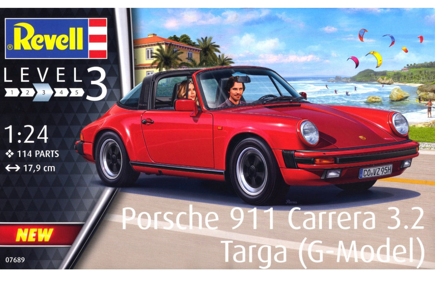 Revell 07689 Porsche 911 Carrera 3.2 Targa