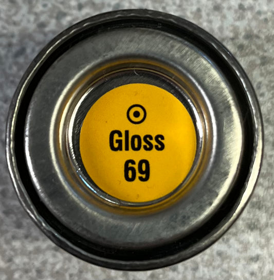 Humbrol Enamel 69 Yellow