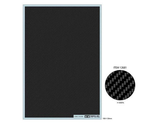 Tamiya 12681 1/24 Carbon Fibre Decal (Twill Weave/Fine)