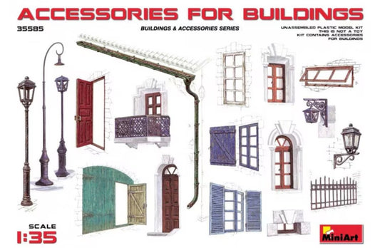 Miniart 35585 Accessories for Buildings