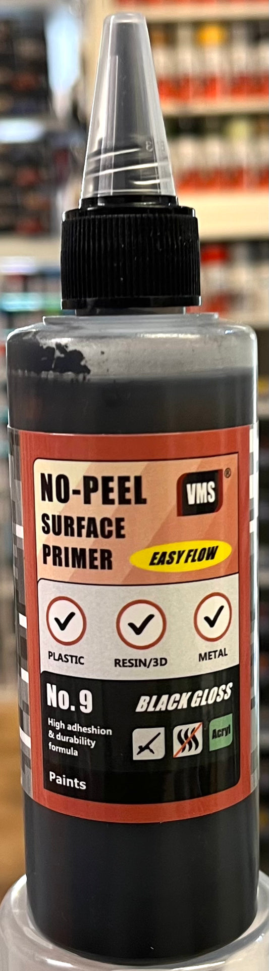 VMS No-Peel Surface Primer No.9 Black Gloss
