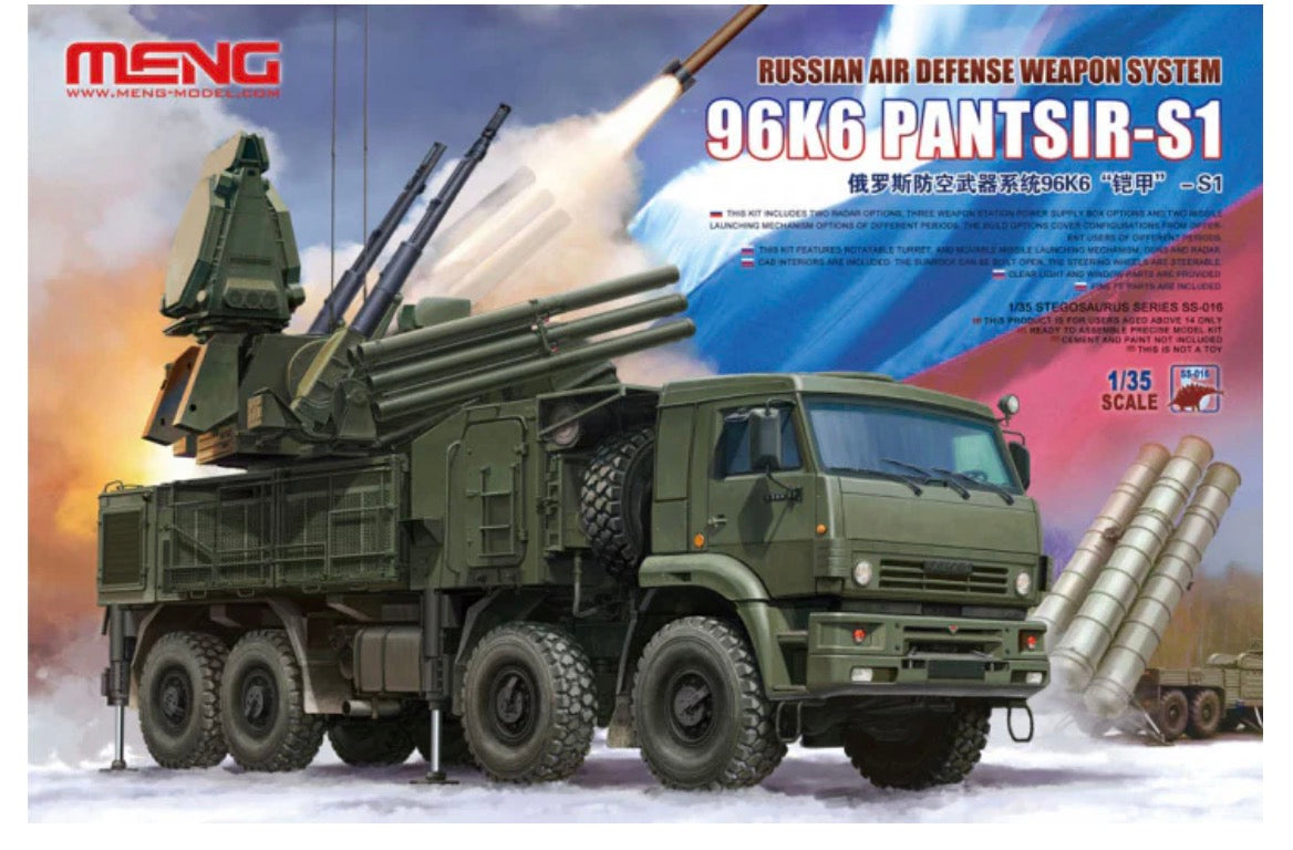 MENG SS-016 Russian Air Defence Weapon System 96K6 Pantsir-S1