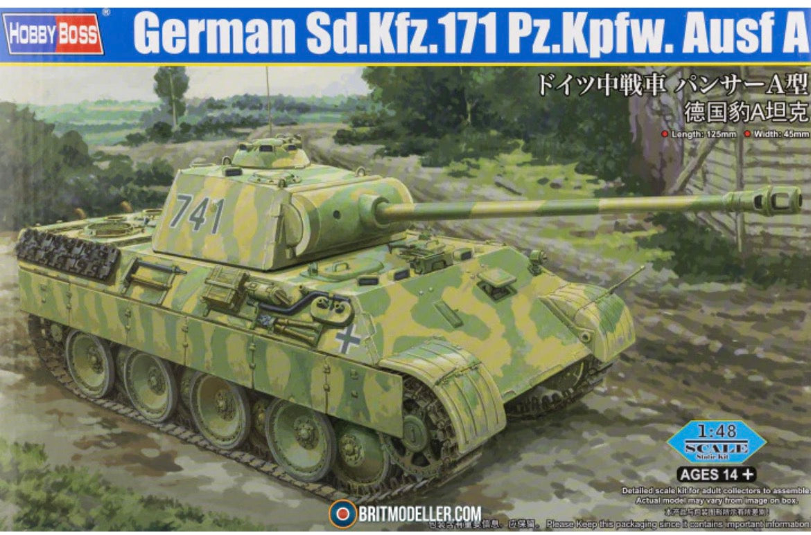 Hobby Boss German Sd.Kfz. 171 Pz.Kpfw. V Panther Ausf. A