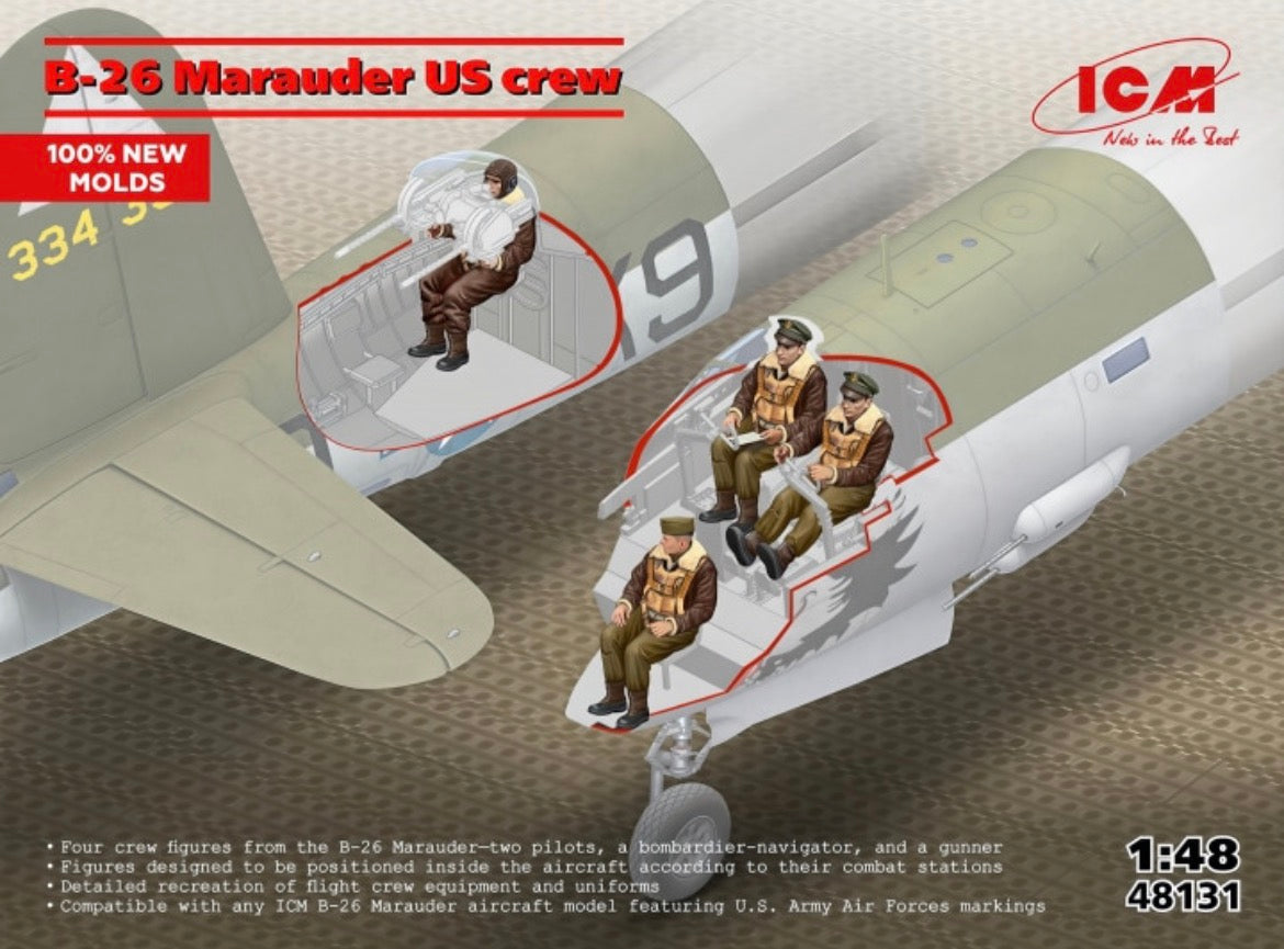 ICM 48131 B-26 Marauder US Crew