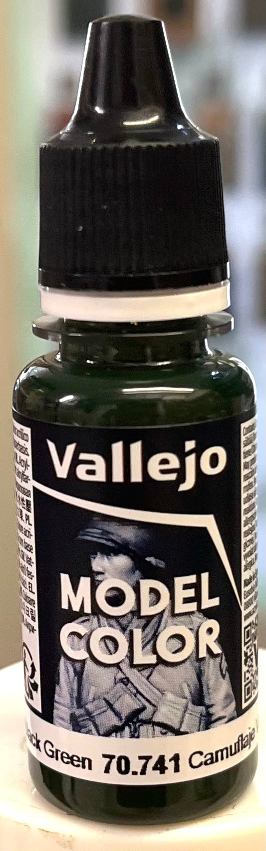 Vallejo Model Color 70.741 Cam. Black Green