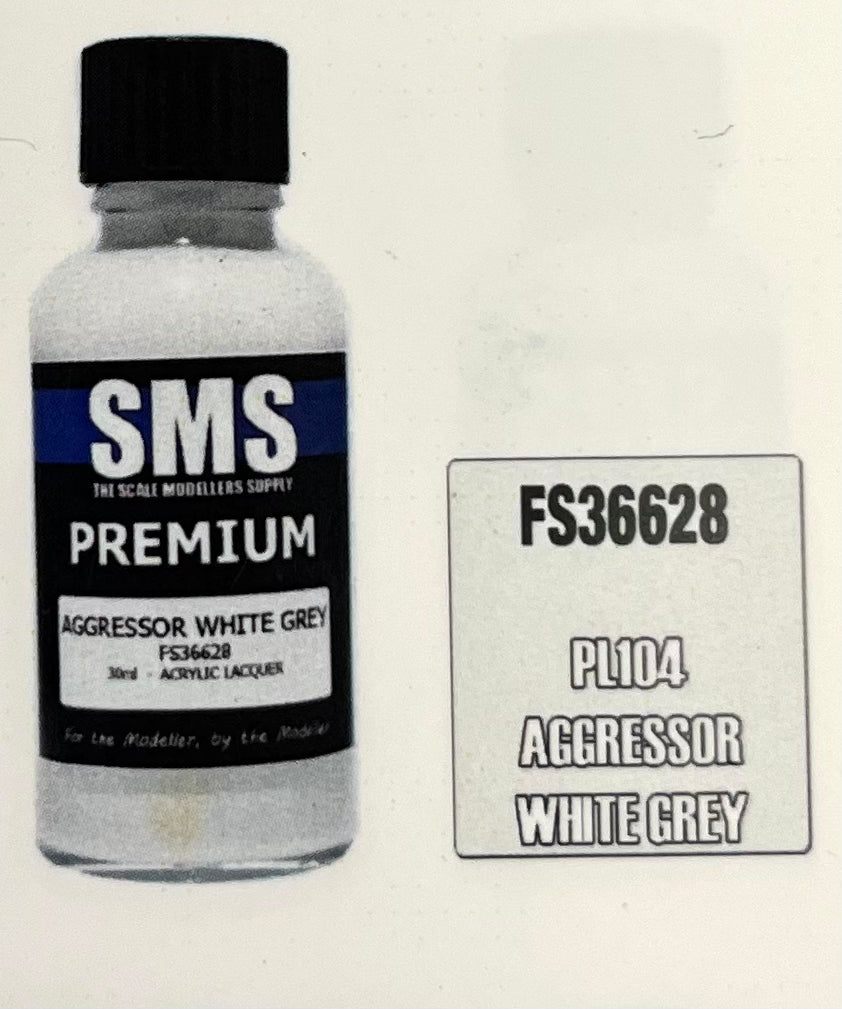 SMS PL104 Aggressor White Grey
