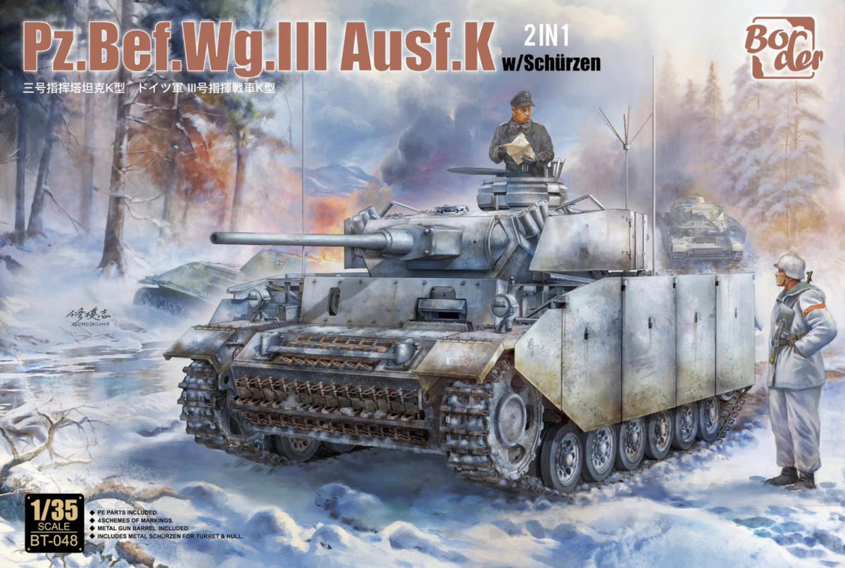 *Pre-Owned* Border BT-048 Pz.Bef.Wg.III Ausf.K w/Schürzen