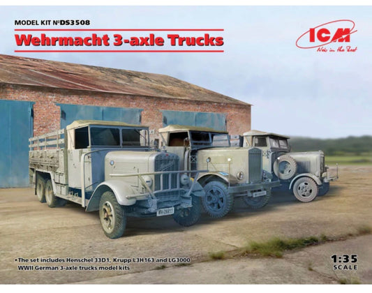 ICM DS3508 Wehrmacht 3-axle Trucks
