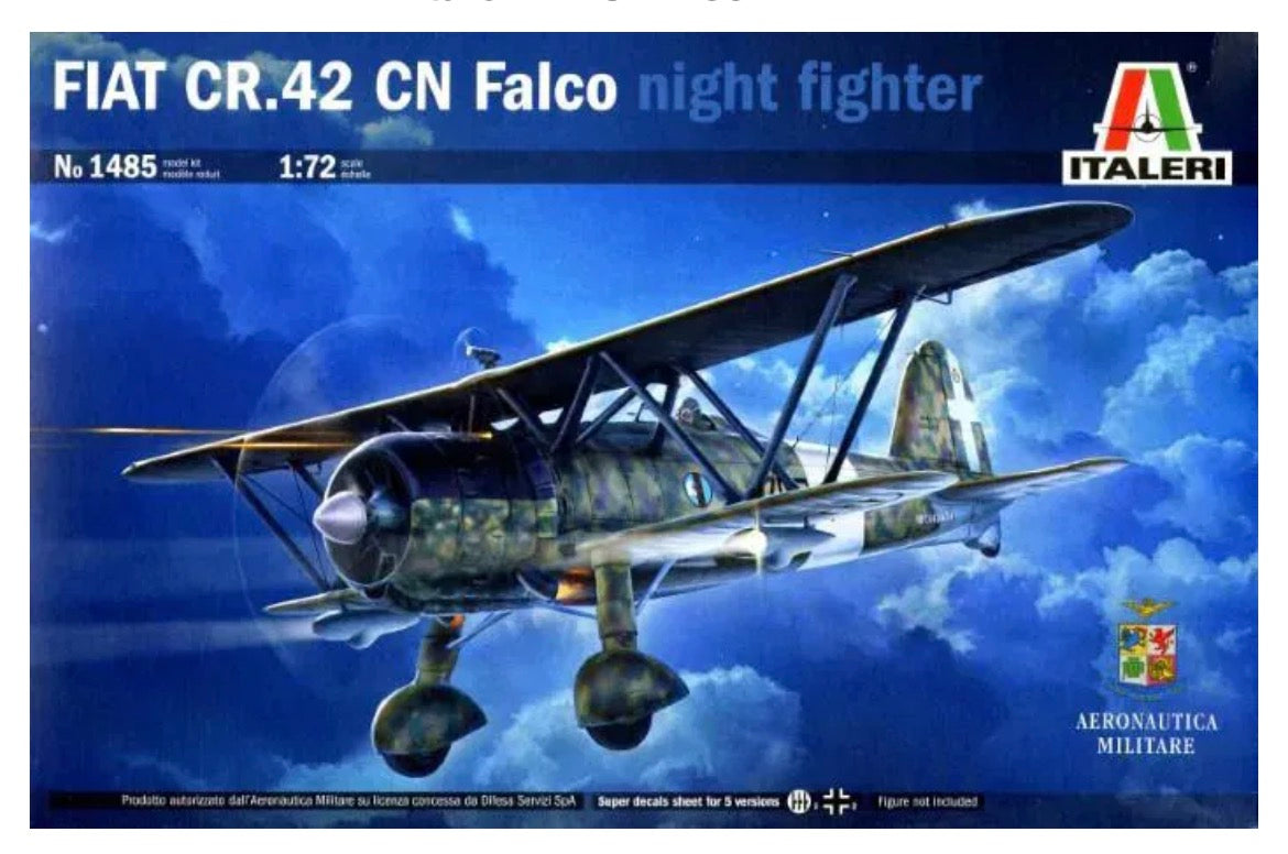 Italeri 1485 Fiat CR.42 CN Falco night fighter