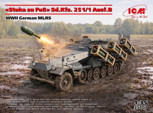 ICM 35107 Sd.Kfz.251/1 Ausf.B “Stuka zu Fuß”