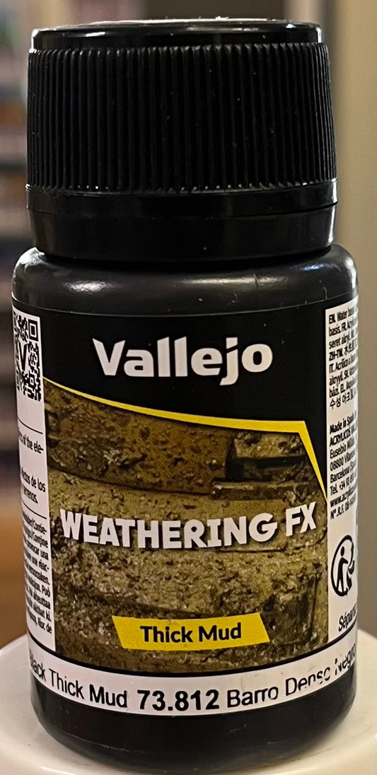 Vallejo Weathering FX 73.812 Black Thick Mud