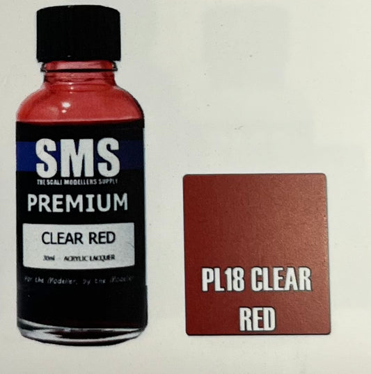 SMS PL18 Clear Red