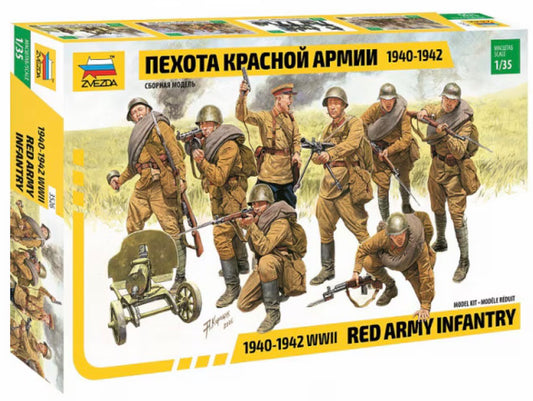 Zvezda 3526 1940-1942 WWII Red Army Infantry