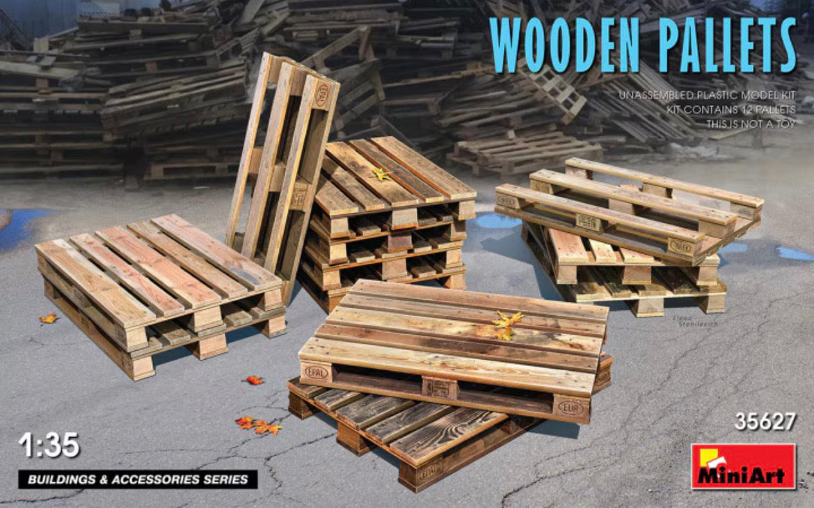 Miniart 35627 Wooden Pallets